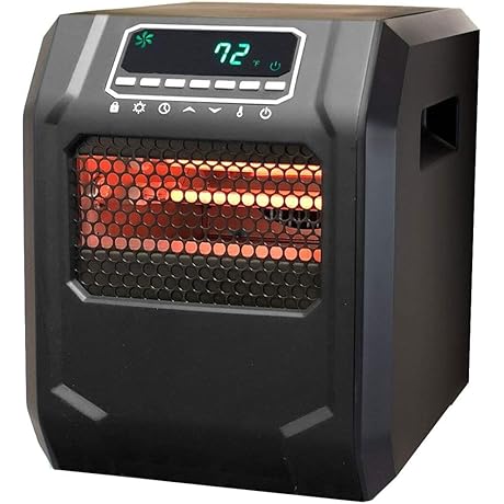 LifeSmart Portable Electric Infrared Quartz Room Heater
