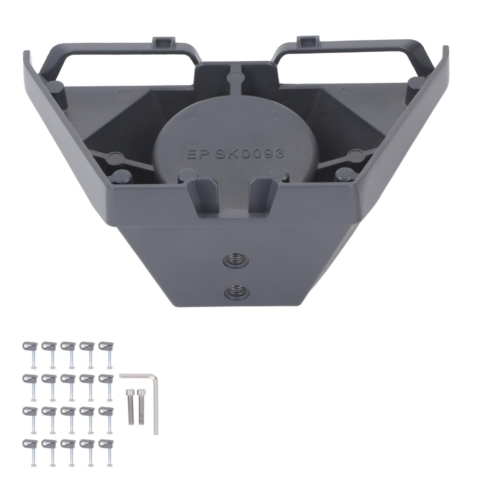 Luocute Adattatore per Tubo di Terza Generazione, Kit di Montaggio in Lega di Alluminio Regolabile a 360 Gradi per Antenna Standard V3, con compatibilità con Palo da 1,25 a 2,5 Pollici