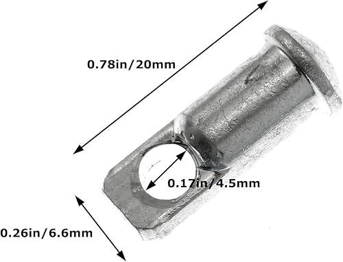 Miniatura 5 de Lind Kitchen 12 piezas de 0.335 in de aluminio para tienda de campaña, puntas de extremo masculino, accesorios de repuesto, tapones de repuesto para