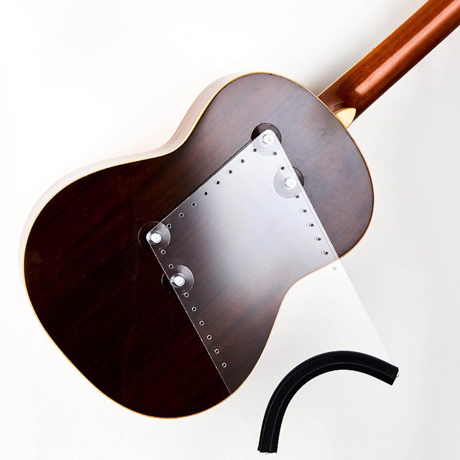 Gitarrenstütze Ergonomische Beinstütze Fußbank Acrylstrukur Platzsparend Verbesserte Haltung für Musikschüler Proberaum Heimgebrauch, S