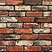 LLonGao_Aufkleber Ziegelstein des Tapeten-3D Selbstklebend Wandaufkleber Dekorative Dekorfolie Wandsticker - Steinoptik Steinwand Wohnkultur Wandaufkleber
