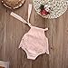 Newborn Baby Girl Infant Romper Jumpsuit Bodysuit Tutu Lace Dress Clothes Outfit (3-6 Months, Pink)