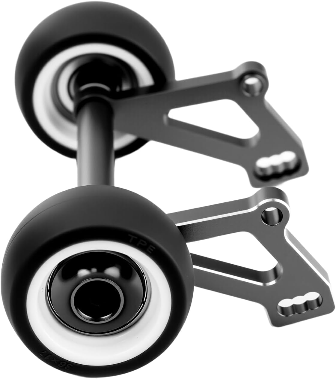Aluminium Alloy RC Wheelie Bar Hops Up Upgrade Part for Arrma 1/8 Kraton 6S V6 Truck (Black)