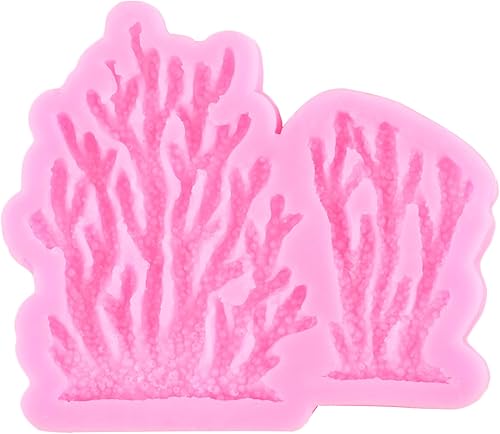 Vista 17 de Molde de silicona para fondant con temática marina, concha, concha, algas marinas, ballena asesina, tiburón, ballena, para decoración de pasteles