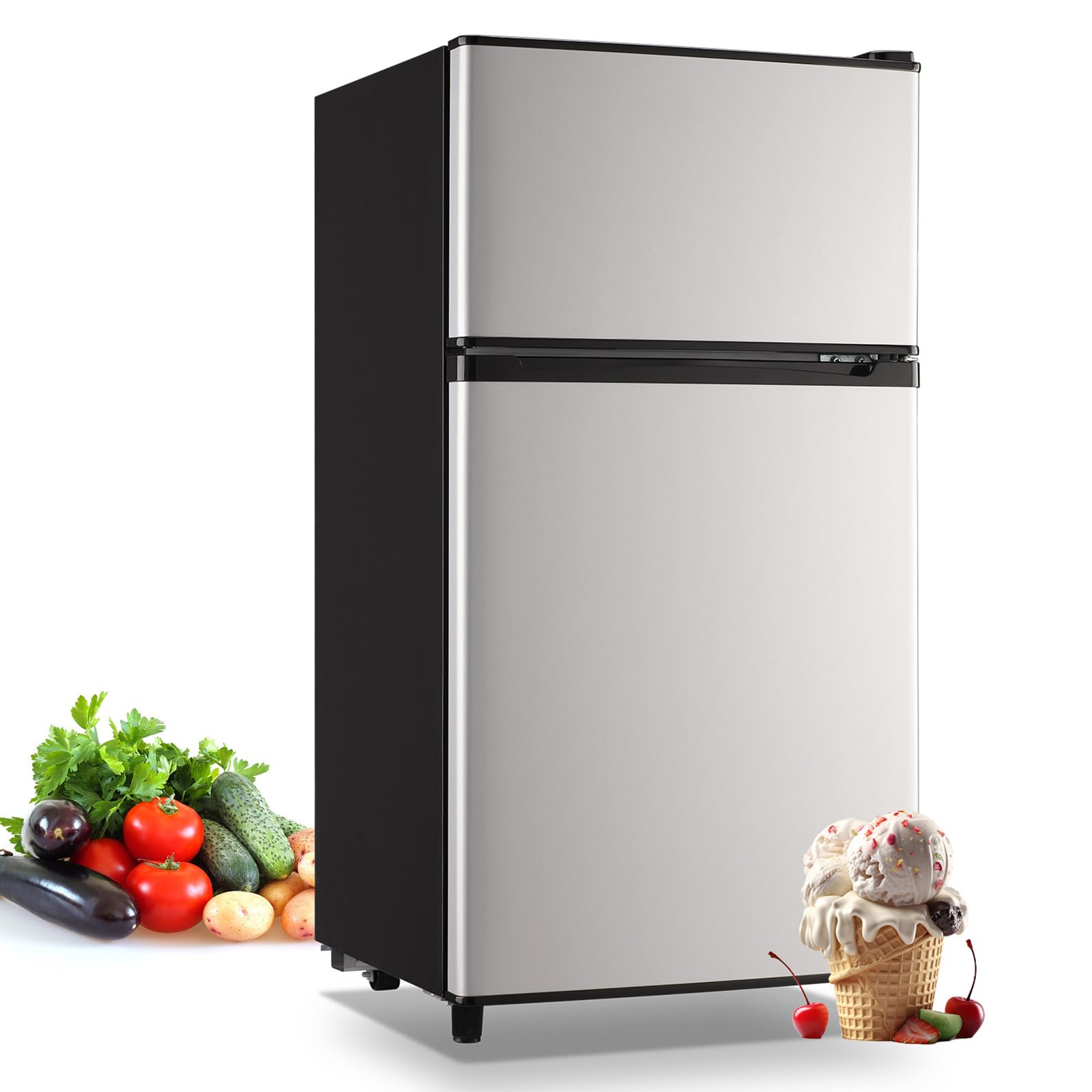 WANAI SILVER 3.5 cu ft Compact Fridge