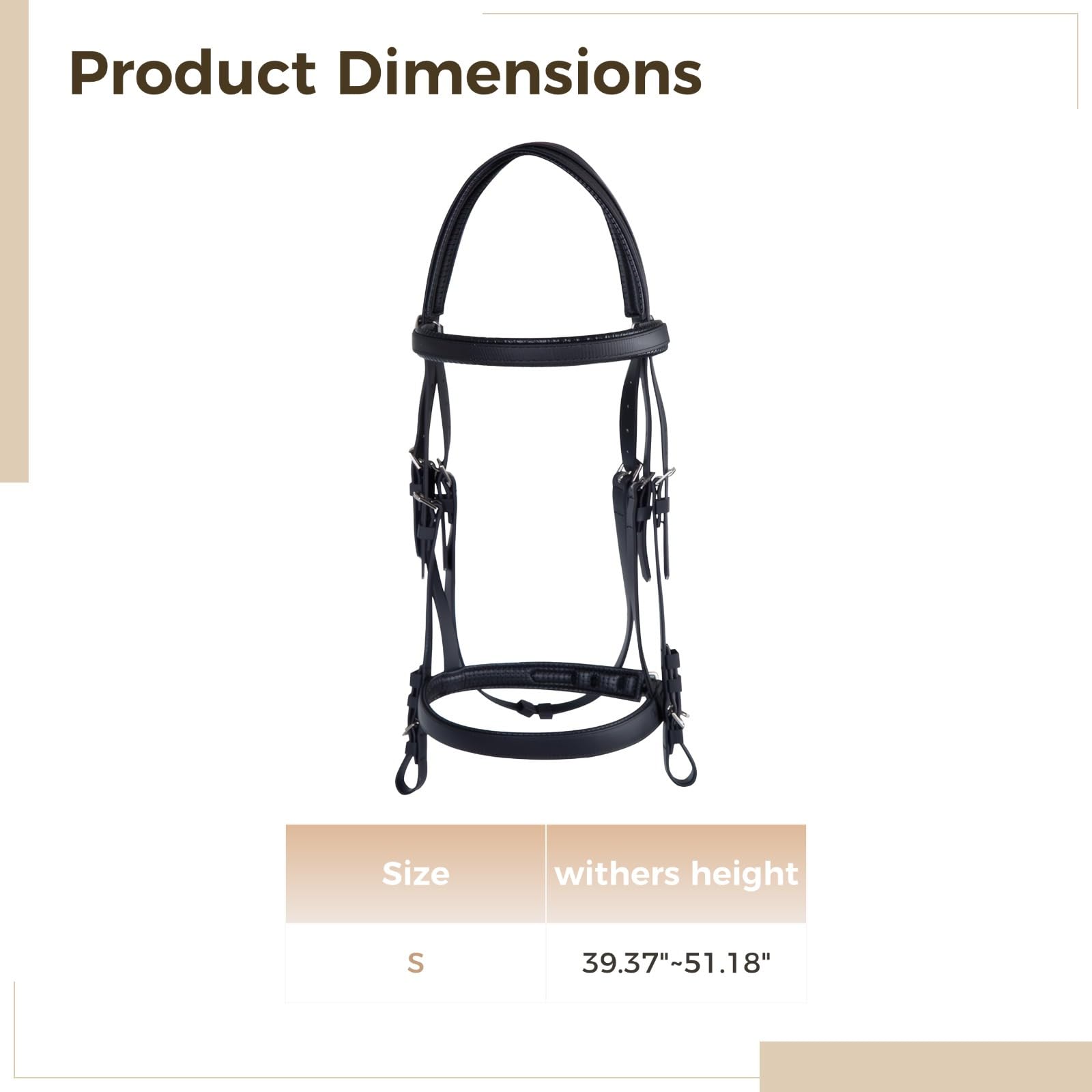 Cabestro Caballo Pvc, S, acolchado, con riendas