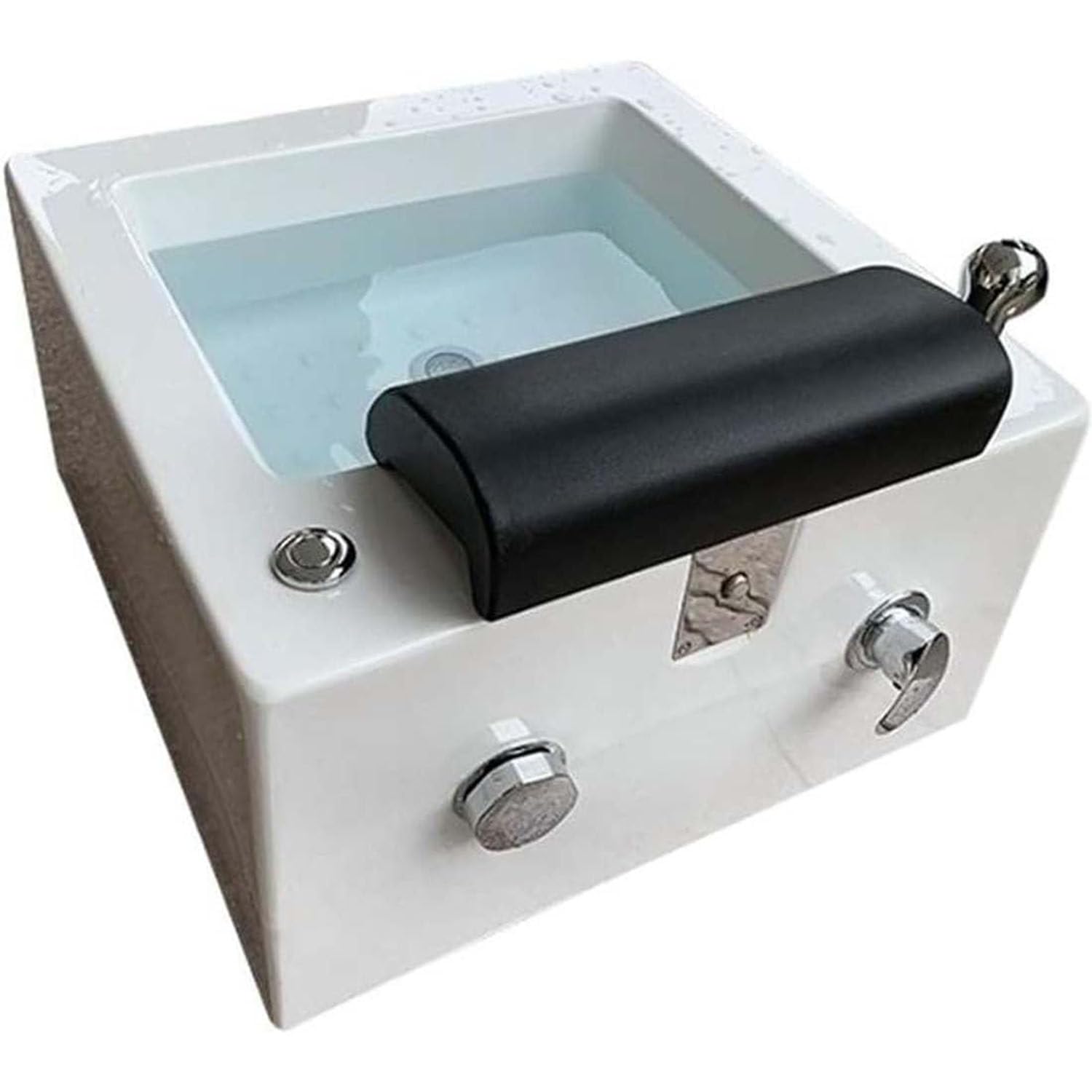 BañEra de Hidromasaje PortáTil para Pies y Pedicura, BañO de Pies AcríLico, Drenaje AutomáTico, BañEra de Pedicura para RelajacióN y Alivio del Dolor, para Tratamiento de SPA en el Hogar