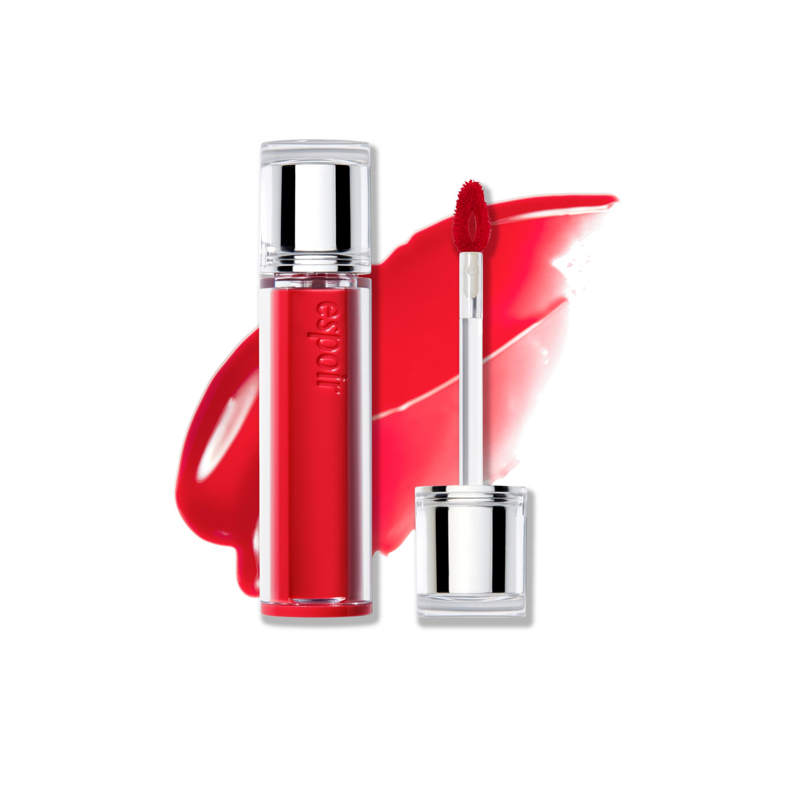 Espoir Couture Lip Tint Glaze #1 Apple Sorbet | Volumizing Lip Stain with Juicy Texture, Long-Lasting & Vibrant Colors, Moisturizing & Hydrating,