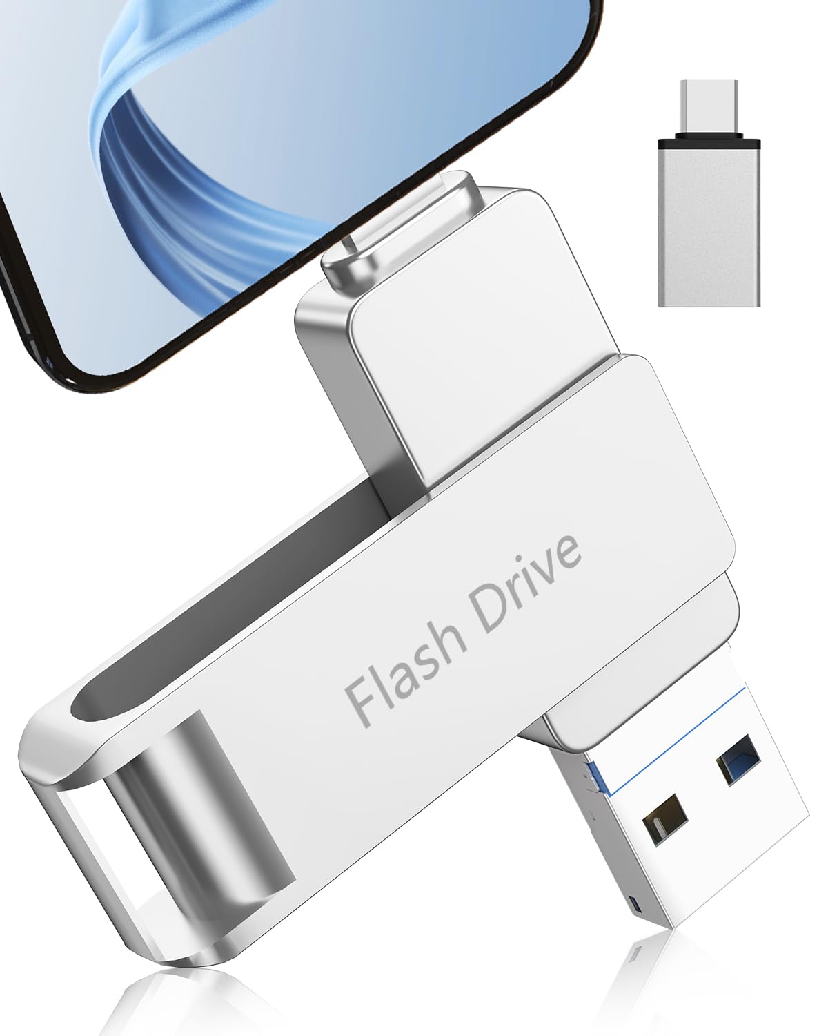 Amazon.co.jp: 【アプリ不要 】USBメモリ256GB 4in1 Phone用USB