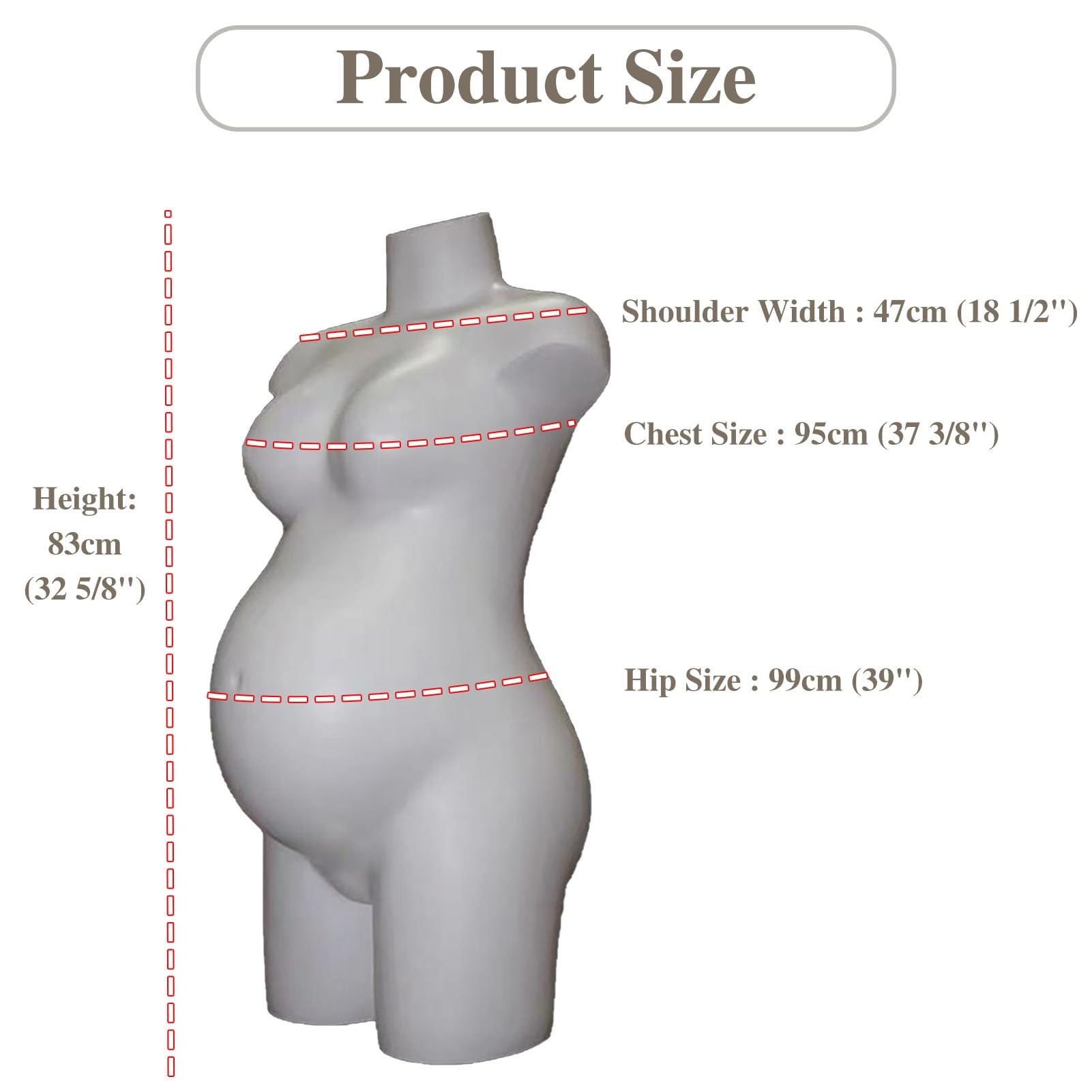Manekin Manekin do Modelowania Brzucha Ciążowego, Modelka Odzieży dla Puszystych Kobiet, Bielizna Plus Size, Stojak na Pulchne Manekiny W Sklepie