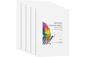 GOTIDEAL Canvases for Painting - Unveil Your Inner Artistry on Expansive 18x24 inch Canvases