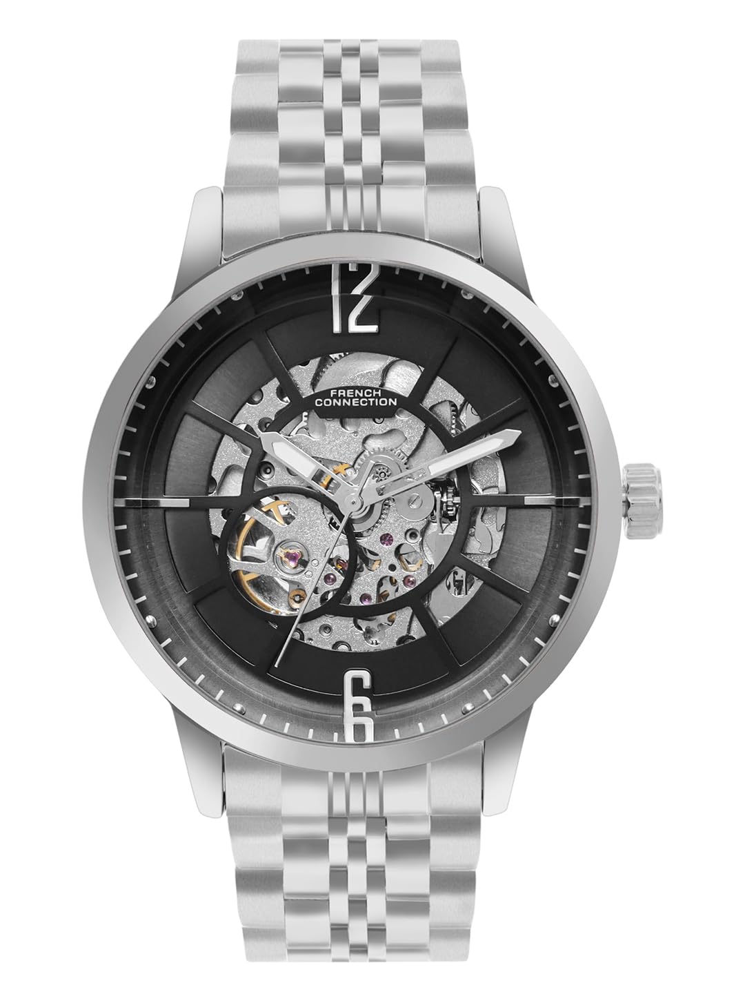 French Connection Men Automatic Black Dial Watch FCA20SM
