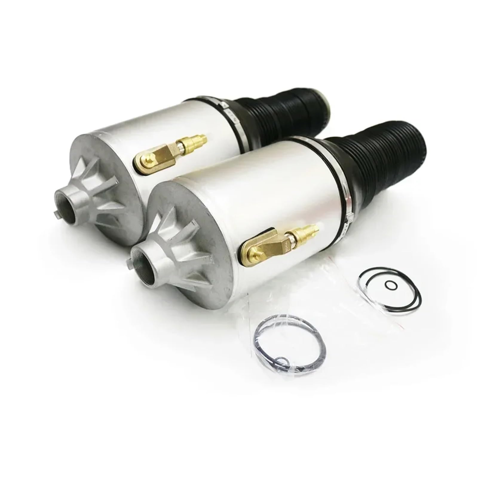 2 piezas 3D0616040 compatible con VW Phaeton Bentley Spur bolsa de choque de aire delantero suspensión suspensión neumática puntal 3W0616040C 4W0616040, 4W0616040B(V,Phaeton (3D))
