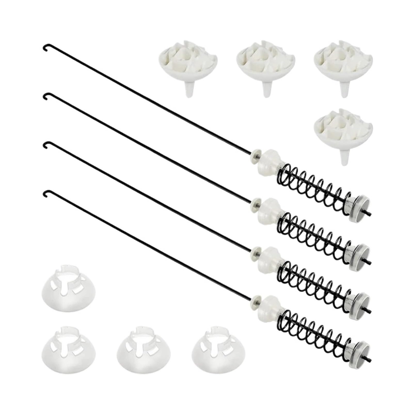 EEZII 4pcs Washer Suspension Rod Kit, Compatible For Whirlpool