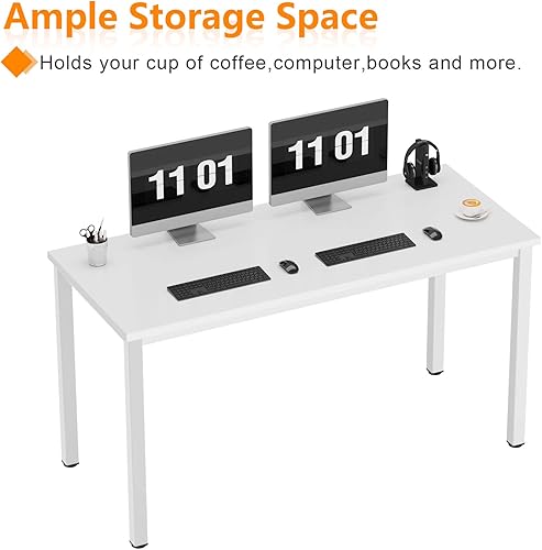 Miniatura 113 de Need Escritorio pequeño de 31.5 pulgadas resistente para espacios pequeños, escritorio de computadora para adolescentes, mesa de estudio, escritorio