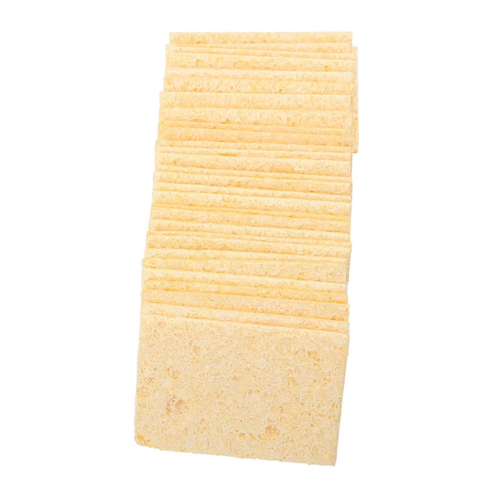 Gadpiparty 30pcs Soldering Iron Tip Cleaning Cotton Cleaning Soldering Cleaning Sponge Pads Clean Pad Solder Tip Pad Solder Tip Sponge Soldering Stations Universal