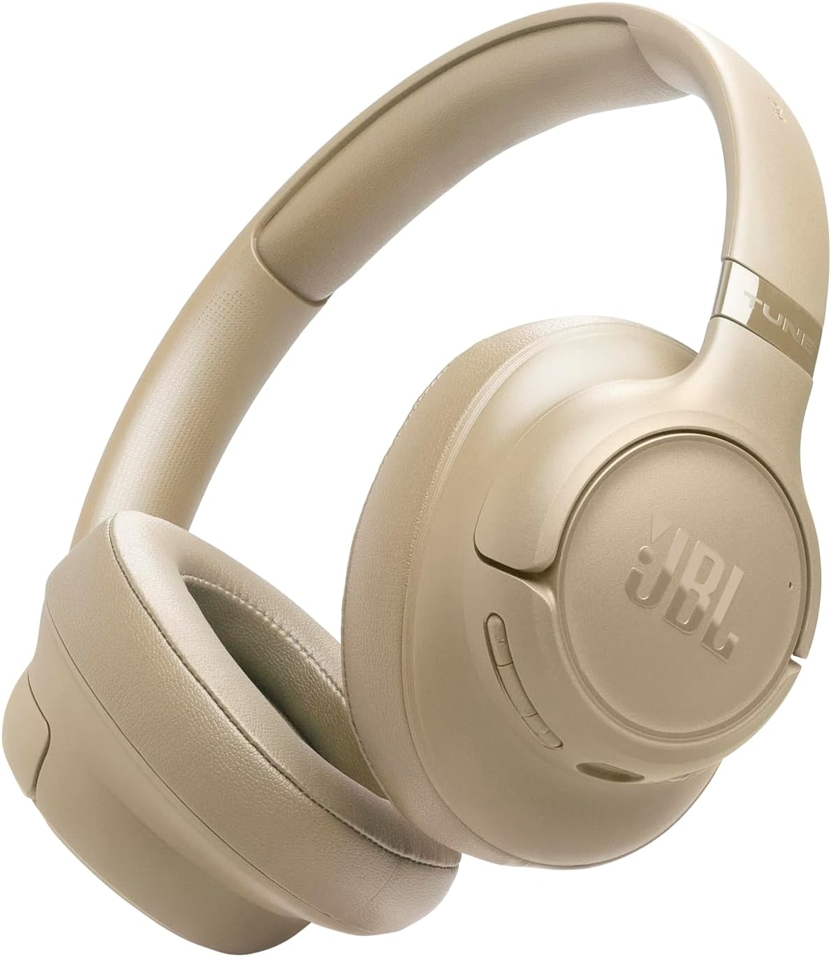 JBL Tune 730 BT Wireless Over-Ear-Kopfhörermit JBL Pure Bass Sound, Bis zu 76 Stunden Musikwiedergabe, Bluetooth 6.0, leichtem, faltbarem Design, Google Fast Pair, Microsoft Swift Pair,Beige