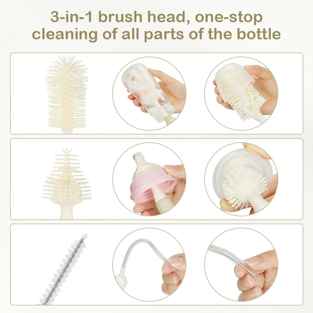 Vicloon Baby Bottle Brush Set - Image 4