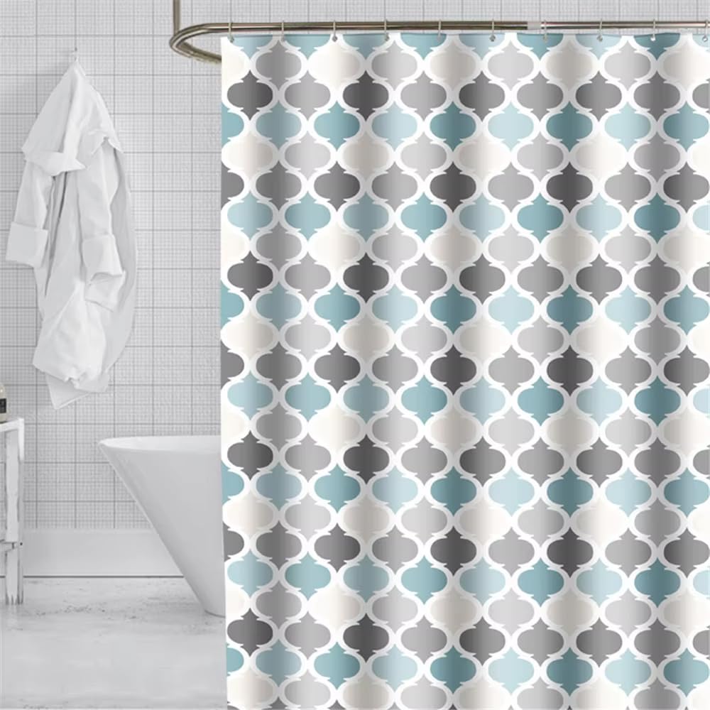 Rideau de douche imperméable 120x240 : finissez-en avec le sol inondé