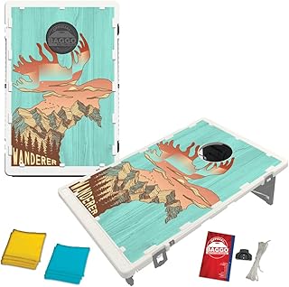 Mint Whimsical Moose Bean Bag Toss Game by BAGGO Mint Edition