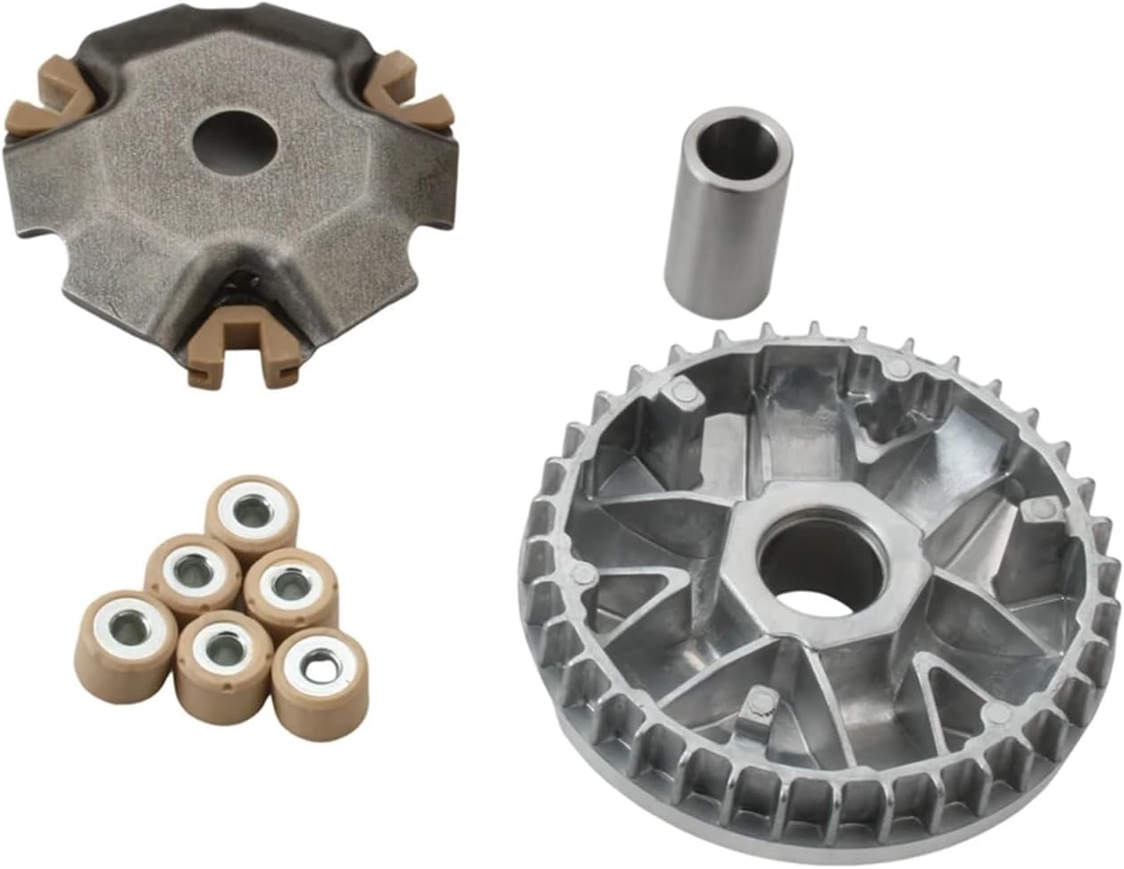 Scooter Variator Kit 11g Roller Set Weight Fit For Spacy100 WH100 GCC 100 SCR100 4T Replacement Parts
