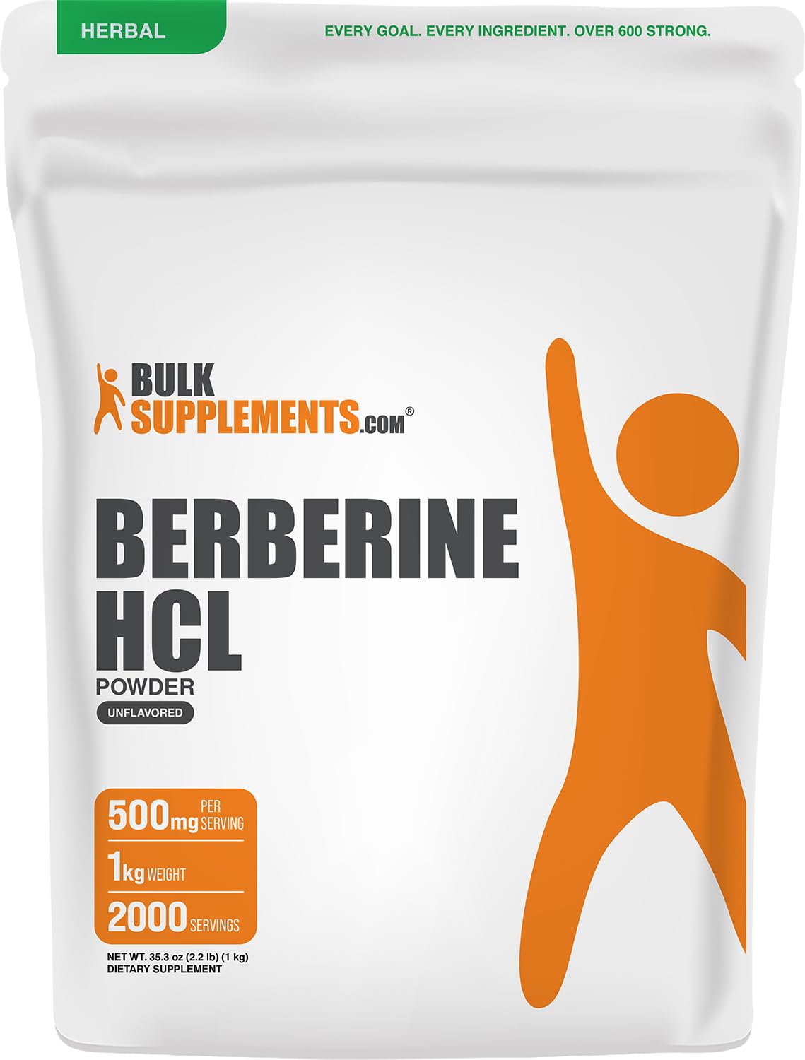 BulkSupplements.com Berberine HCl Powder - Berberine 500mg - Herbal Supplement - Fasting Supplement - Berberine Supplement - Digestive Enzymes (50 Grams - 1.8 oz) — Amazon image 7