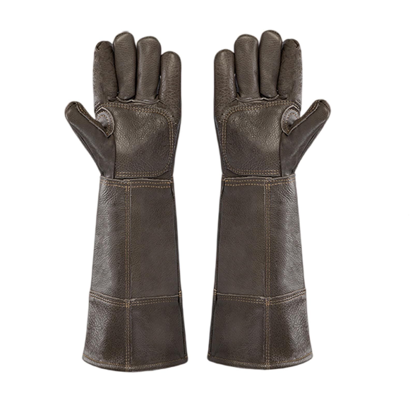 Gants Anti-Morsure,Gants de Manipulation d'animaux,Gants de Jardinage à Manches Longues,Gants de Soudure,Anti-Rayures,imperméable,pour Attraper Les Chiens,Les Chats et Les Reptiles