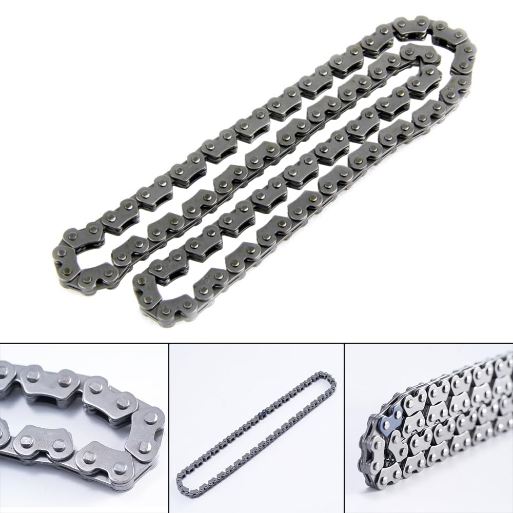 POEFT - Cadena de distribución de 10 pulgadas, 82 eslabones, repuesto para motor GY6 de 50 cc, 80 cc, 139 QMB