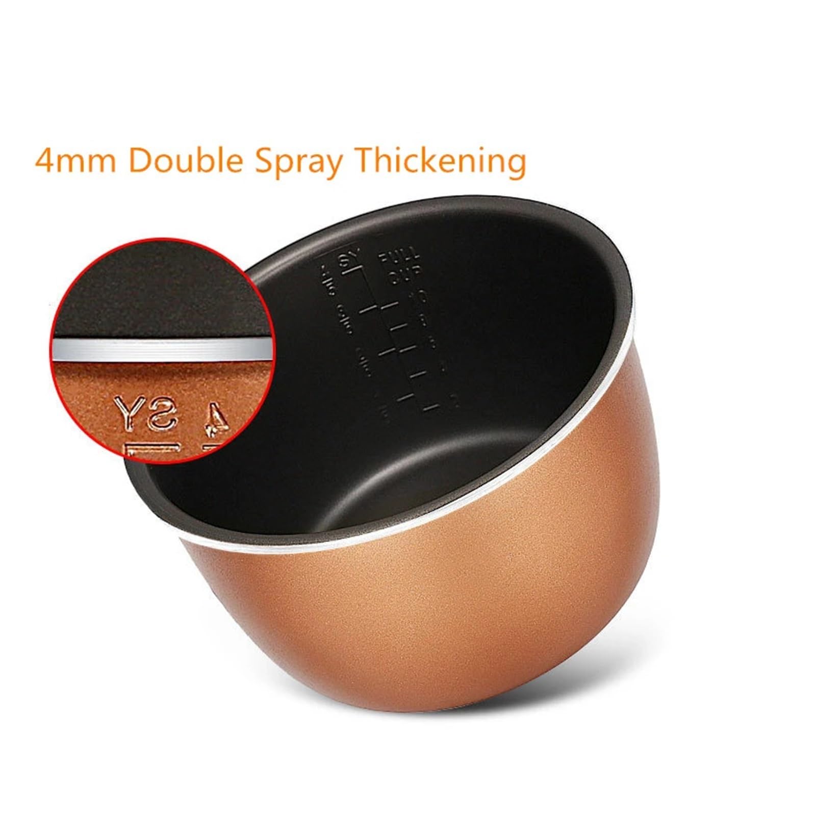 Recipiente Interior De Olla A Presión Con Pulverizador Doble Espesado. Compatible Con Redmond RMC-M110. Olla A Presión For Cocinar