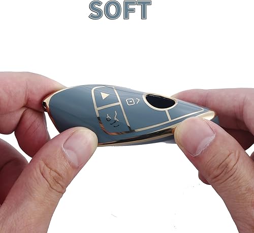 Miniatura 4 de Funda para llavero Mercedes Benz, compatible con Clase A Clase C Clase G 2017-2020 Clase E Clase S