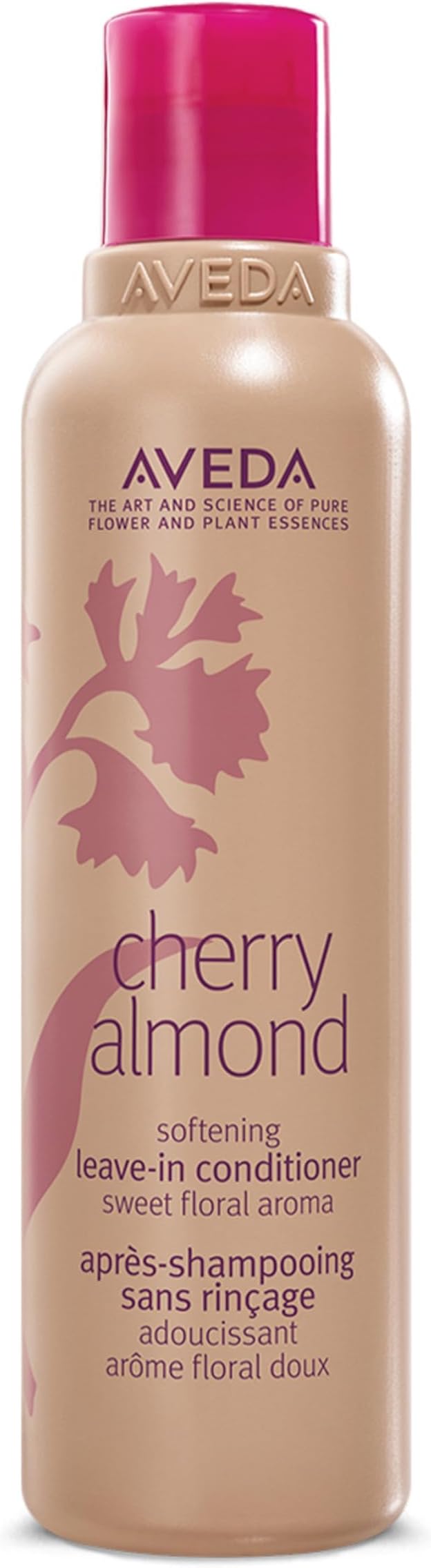 Aveda Cherry Almond Softening Leave-In Conditioner | for Normal to Dry Hair | Detangles, Heat Protection, Controls Frizz | 99% Naturally Derived*| Iconic Aroma of Tonka, Orange, Ylang Ylang, 200ml