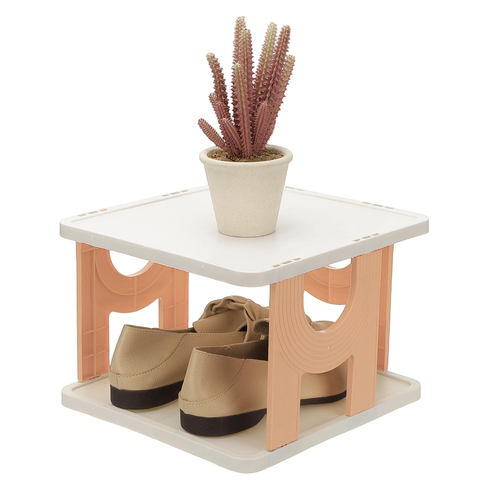 Rangement chaussures empilable petit espace et placard d'entrée