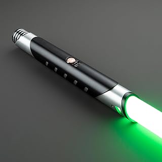 XenoSaber XRGB 3.0 Motion Control Dueling Light Saber for Adults, Sensitive Smooth Swing Combat Light Saber, 16 Sound Fonts Infinite Color Change, Rechargeable Aluminum Hilt Non Slip Design