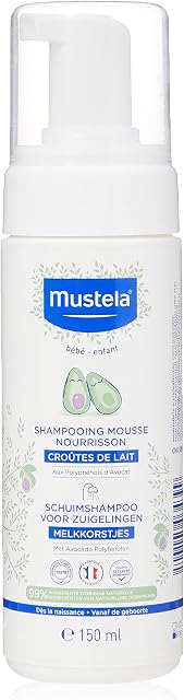 Mustela Nourishing Shampoo Mousse for Babies, 150 ml