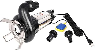 AUTOMUTO Sewage Submersible Pump 1.5HP 1.1KW 6340GPH Clean Dirty Water Pump with Automatic Floating Switch