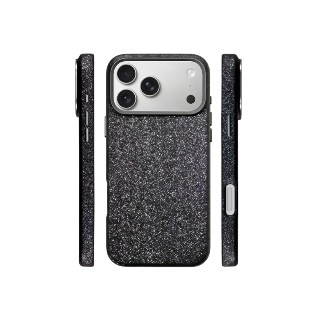 Do iPhone'a 17 Błyszczące, matowe, ochronne etui ze skóry PU, luksusowe (do iPhone'a 17/niebieskie)