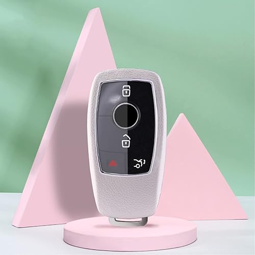 Miniatura 2 de Funda para llavero Mercedes - Funda de llavero de material premium con llavero de cuero compatible con Mercedes-Benz