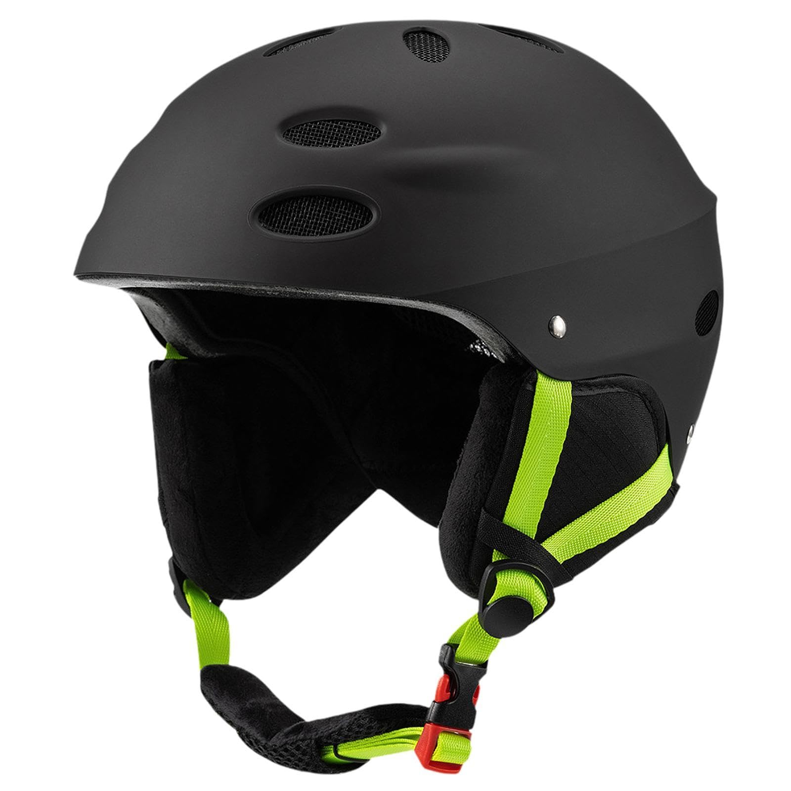 LOVIVER Skihelm für Erwachsene, Kopfschutz für Snowboard und Radfahren, atmungsaktiv und warm, mit abnehmbarem Futter, geeignet für Männer und Frauen