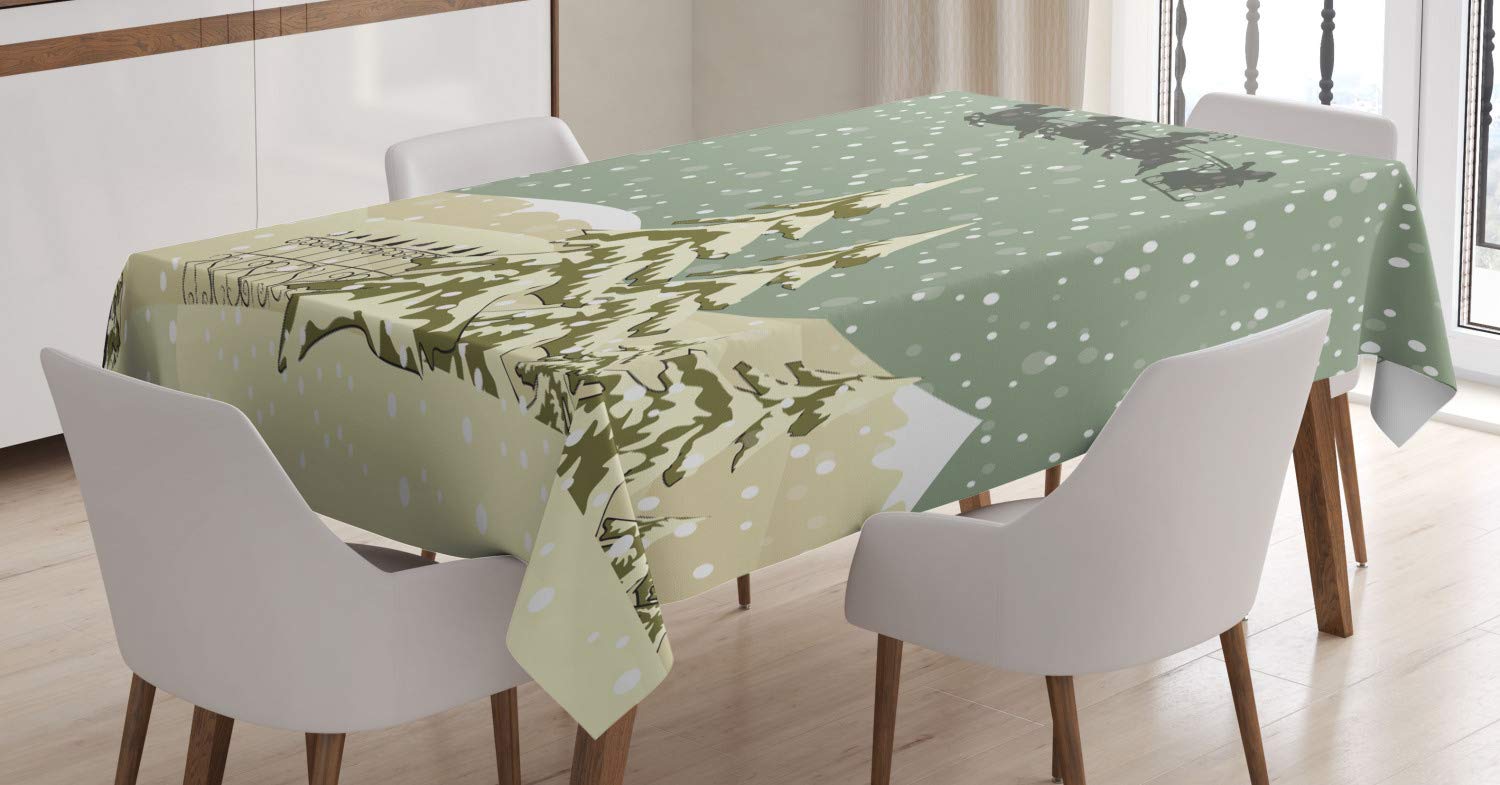 ABAKUHAUS Natale Tovaglia, scandinavo, Rettangolare per