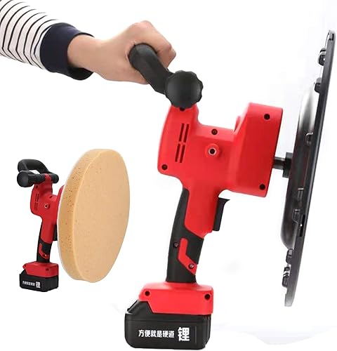 Máquina pulidora eléctrica de pared de pala, 110 V 3800 W, kit de máquina pulidora de pared de pala, mortero de cemento de pared, regulación de 6