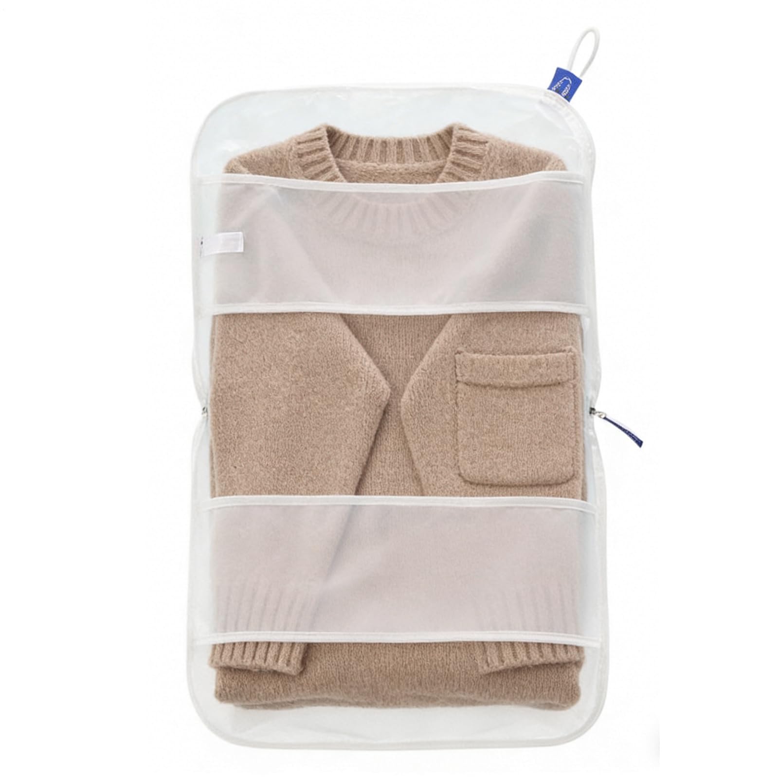 Wäschesack 51x36 cm Hochdurchlässig Mit Tragegriffen | Verformungsbeständiger Wäschesack aus Stoff Für Wolle Baumwolle Kleidung Waschmaschine Zuhause Wohnung Studentenwohnheim