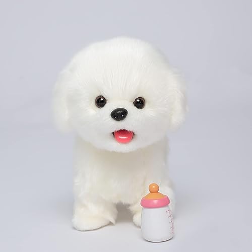Miniatura 8 de CU-MATE Gato Ragdoll interactivo para mascotas, gato de peluche eléctrico, gato de peluche robot con caminar, asintidos, mover la cola, ladrar,
