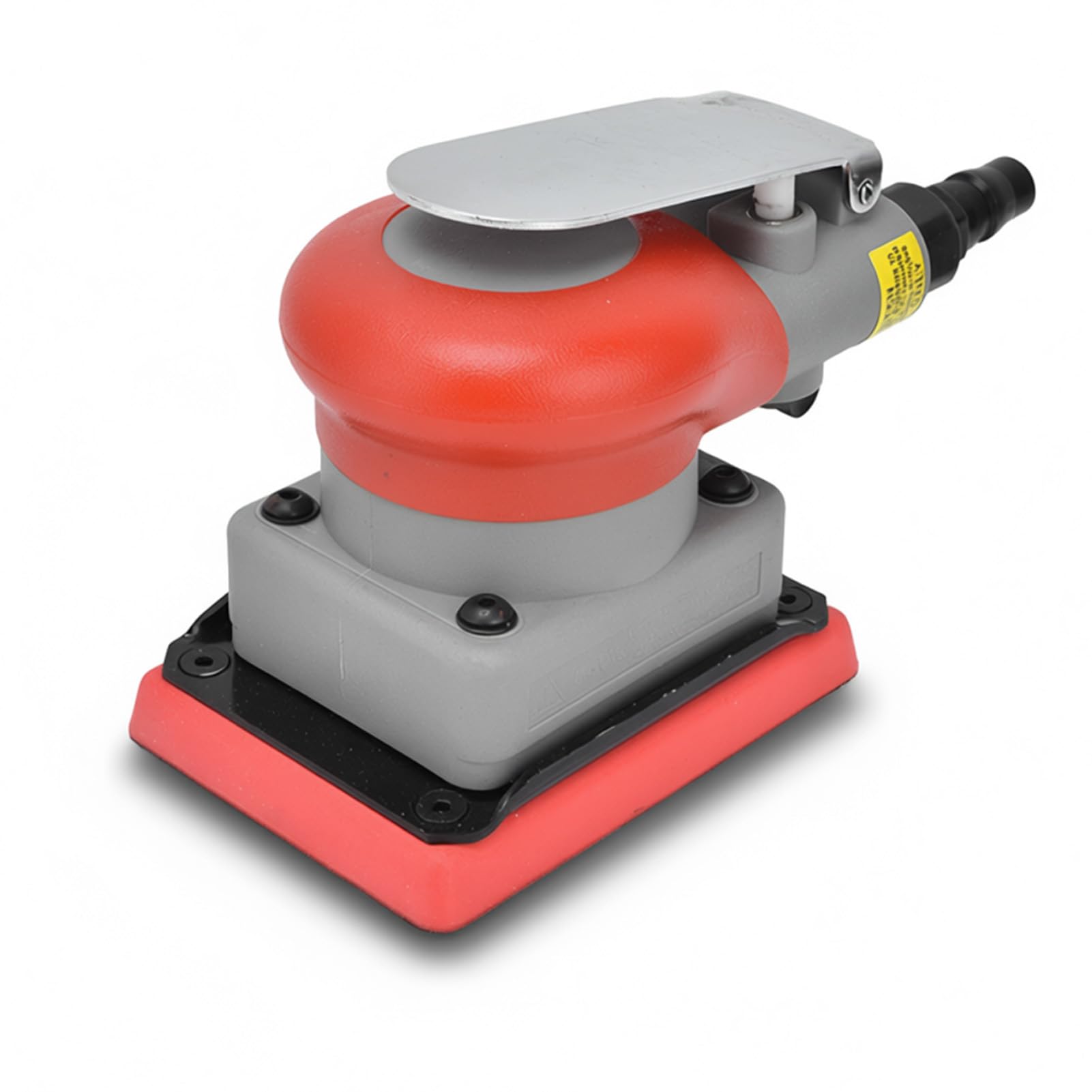Surf Prep Sander, 75x100mm Alloy Steel Squares Air Orbital Sander Pneumatic Tool for Wood Composites Metal