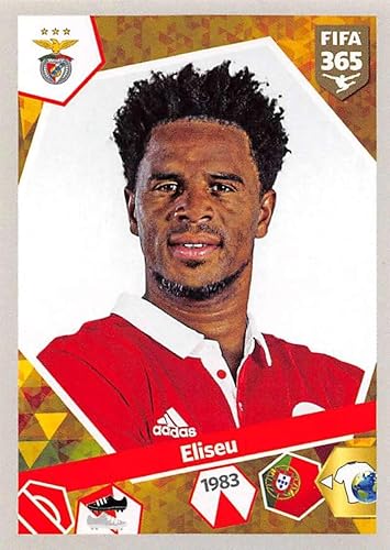 2017-18 Panini FIFA 365 Stickers Soccer 443 Eliseu Benfica Official Smaller Than Trading Card Sized Album Sticker in Raw NM or Better Condition