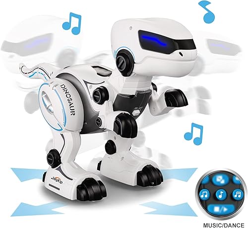 Miniatura 4 de Juguete T-Rex programable inteligente de dinosaurio a control remoto para niños, juguete T-Rex para caminar, bailar, cantar, rugir, dinosaurios,