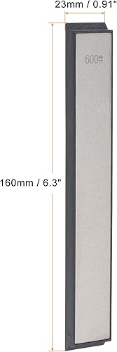 Miniatura 26 de uxcell Piedra de afilar de diamante para afilar, herramienta abrasiva de placa de pulido de 6.299 in x 0.906 in de grano 1000