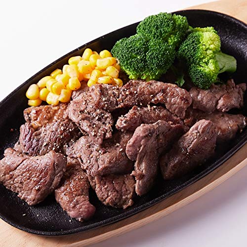 熟成牛 ロース カット ステーキ 焼肉 用500g /冷凍A
