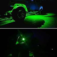 Vista 2 de Lámpara de LED de 4 unidades Rock de Amak, para brillo en los bajos del vehículo, a prueba de agua, para Jeep, ATV, SUV, camión todo terreno, barco