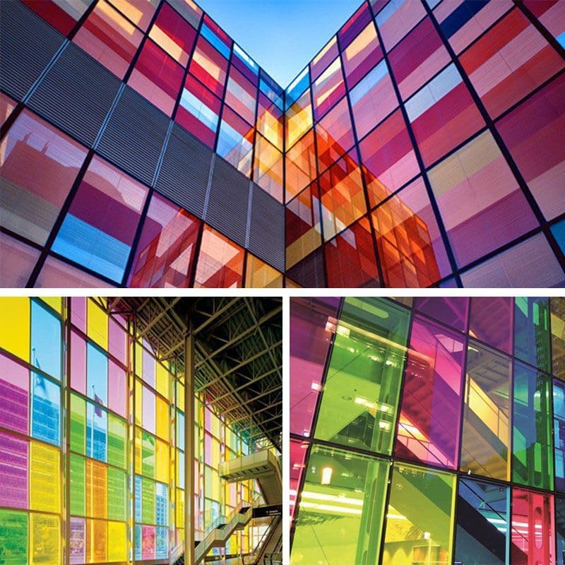 Miniatura 7 de Película decorativa transparente, película decorativa para ventana, película de tinte de ventana, película adhesiva de vinilo adhesivo de vinilo con