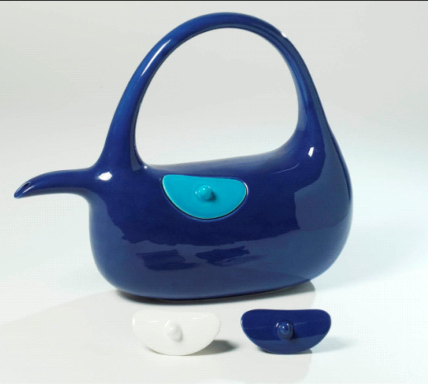 'Arrosoir Josephine en céramique vert foncé (cm36 x 10 H29)soi .
